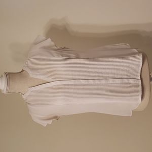 Womens Covington petite size M white shirt blouse